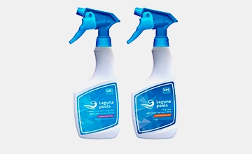 Дизайн этикетки для Laguna pools