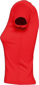 Футболка женская с круглым вырезом Lady 220 белая