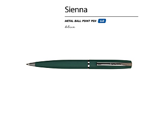Ручка металлическая шариковая «Sienna», софт-тач