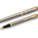 Набор Parker «IM Core Brushed Metal GT»: ручка шариковая, ручка роллер
