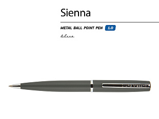Ручка металлическая шариковая «Sienna», софт-тач